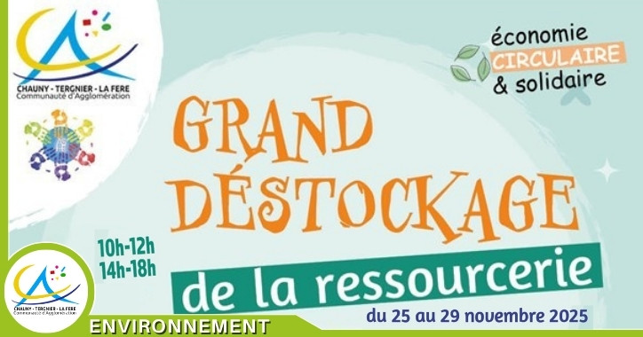 Le grand déstockage à la Ressourcerie de Charmes, c’est dès mardi prochain !