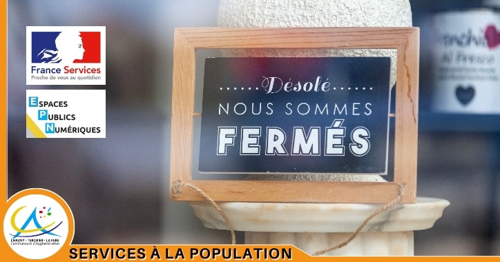 Fermetures de fin d’année des Espaces Publics Numériques et France services