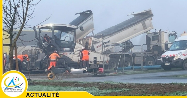 Les travaux du parking de l’Hôtel des Formations sont presque terminés