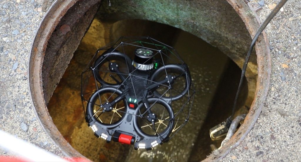 L’inspection des réseaux d’assainissement souterrains par drone 02 - Communauté d'agglomération Chauny Tergnier La Fère