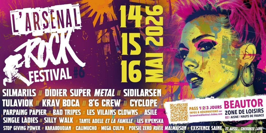 L’Arsenal Rock Festival revient à Beautor pour une 6e édition explosive ! – Communauté Agglomération CTLF