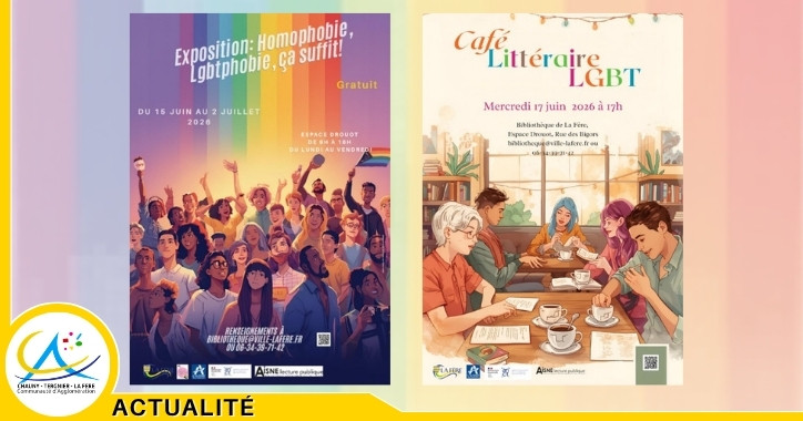 La Fère : deux rendez-vous pour sensibiliser et échanger autour des thématiques LGBTQ+