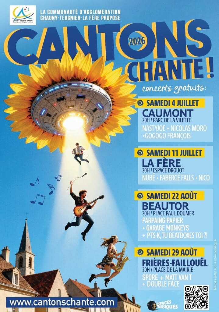 CANTONS CHANTE 2026 - Communauté d'agglomération Chauny Tergnier La Fère CANTONS CHANTE 2026 - Communauté d'agglomération Chauny Tergnier La Fère