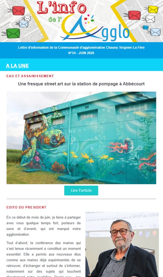 L'info de l'agglo 53 - MAI 2026 - Communauté d'agglomération Chauny Tergnier La Fère