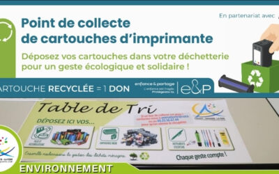 Réduction des déchets : les tables de tri se développent sur le territoire, la collecte des cartouches se renforce