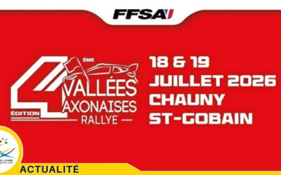 Le Rallye des Vallées Axonaises revient les 18 et 19 juillet 2026