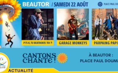 Cantons Chante 2026 fait étape à Beautor le 22 août !