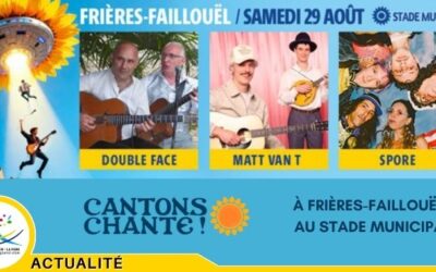 Dernière escale pour Cantons Chante 2026, à Frières-Faillouël, le 29 août !