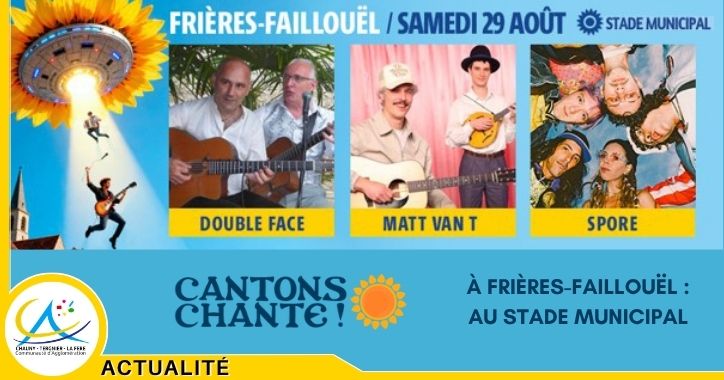 Dernière escale pour Cantons Chante 2026, à Frières-Faillouël, le 29 août !