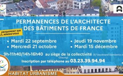 Les permanences de l’Architecte des Bâtiments de France reviennent à l’automne