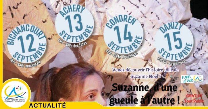 « Suzanne, d’une gueule à l’autre » : une pièce de théâtre à découvrir dans quatre communes du territoire