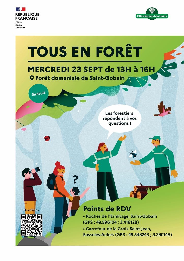 Tous en forêt : à la rencontre des forestiers dans la forêt domaniale de Saint-Gobain – Communauté Agglomération CTLF