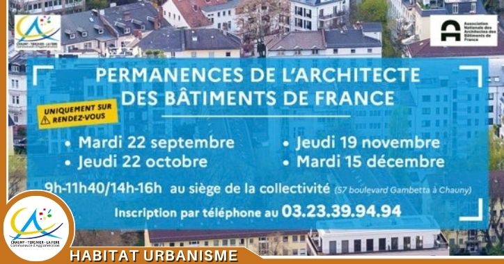 Les permanences de l’Architecte des Bâtiments de France reviennent à l’automne