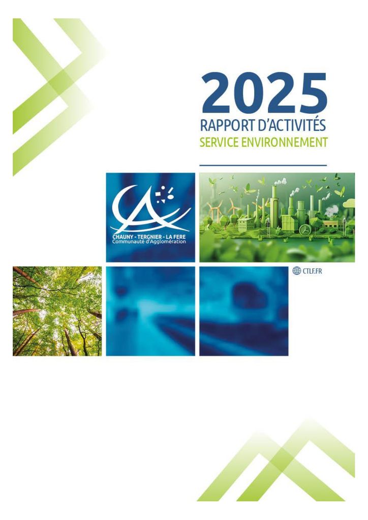 C20260915a - Rapport annuel service déchets 2025 -Communauté d'agglomération Chauny Tergnier La Fère