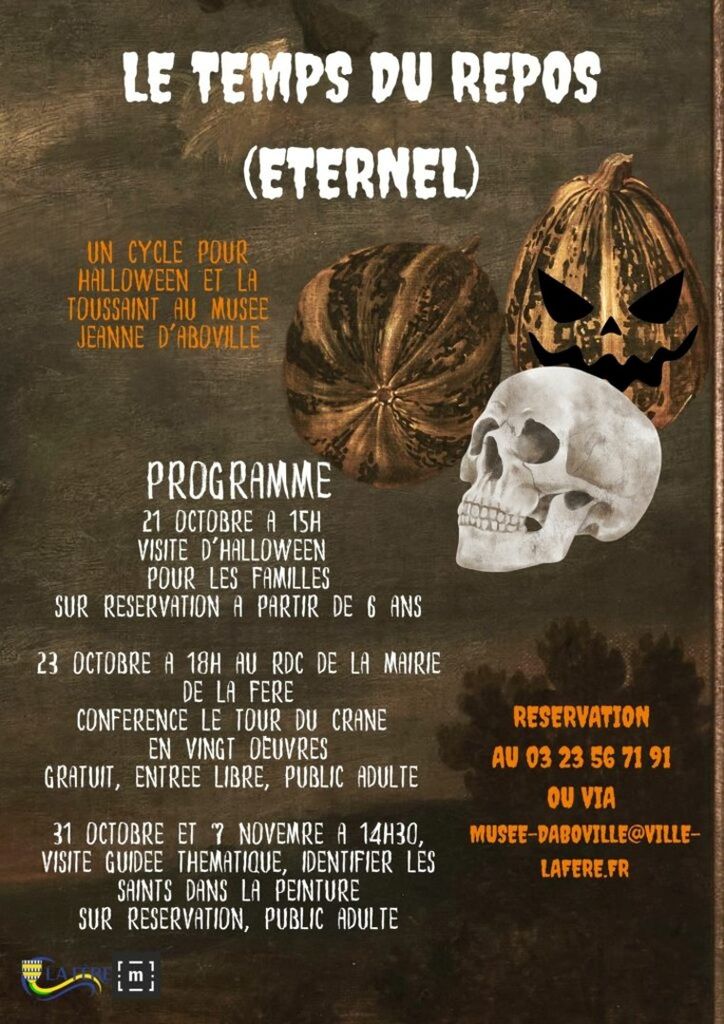 Halloween et Toussaint : le musée Jeanne d’Aboville dévoile une programmation pleine de mystères – Communauté Agglomération CTLF