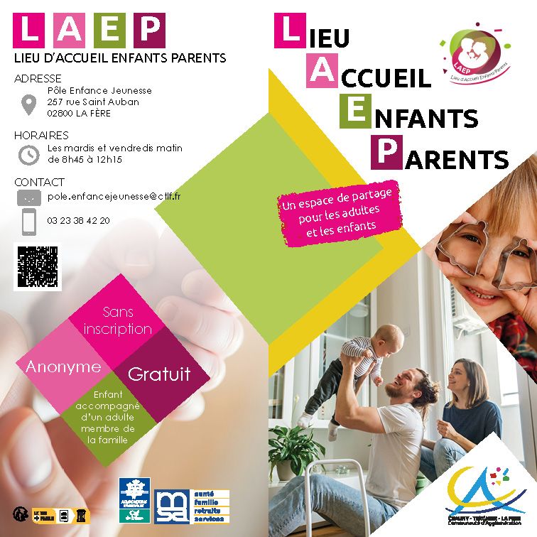 dépliant LAEP 2026 - Communauté d'agglomération Chauny Tergnier La Fère